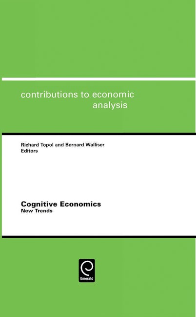 Book cover image for Cognitive Economics ISBN: 9780444522429